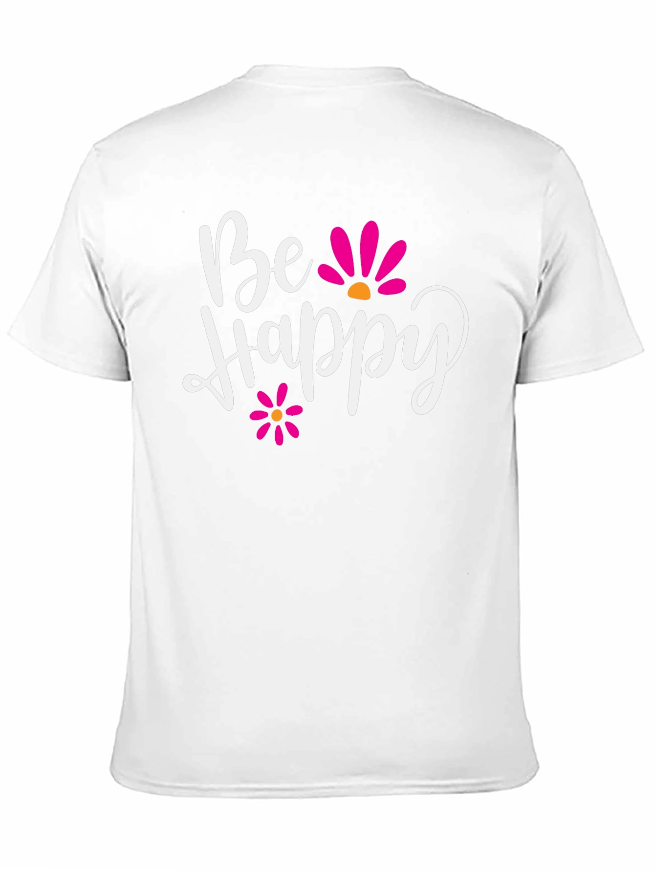 Be Happy Graphic Tee - Positive Vibes