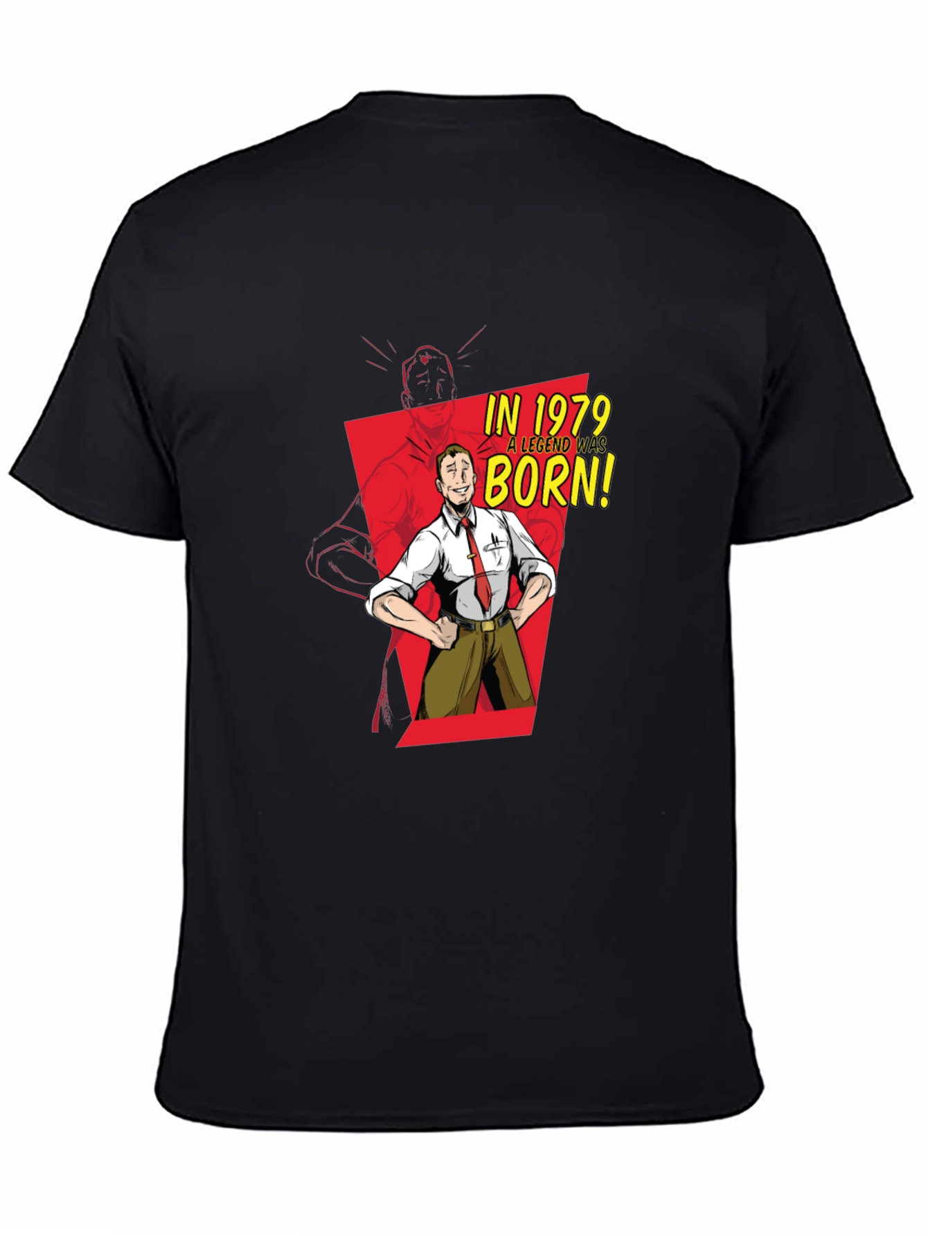 Legend Born 1979 Black Graphic Tee