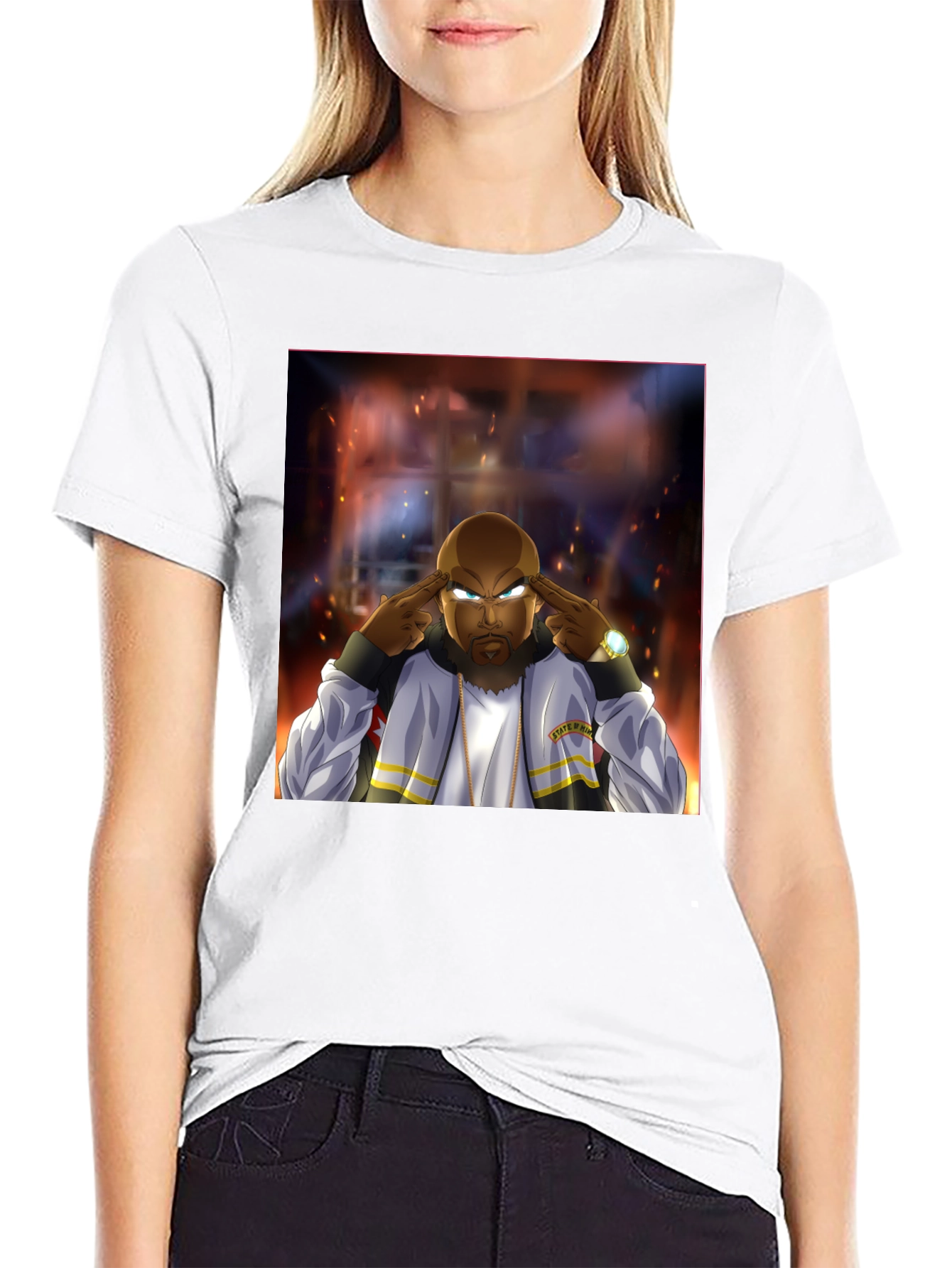 Animated Cool Black T-Shirt