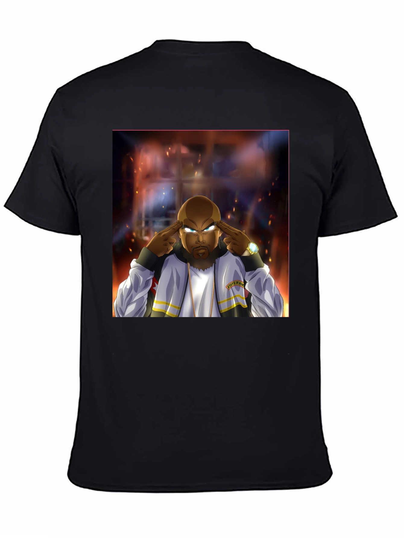 Animated Cool Black T-Shirt