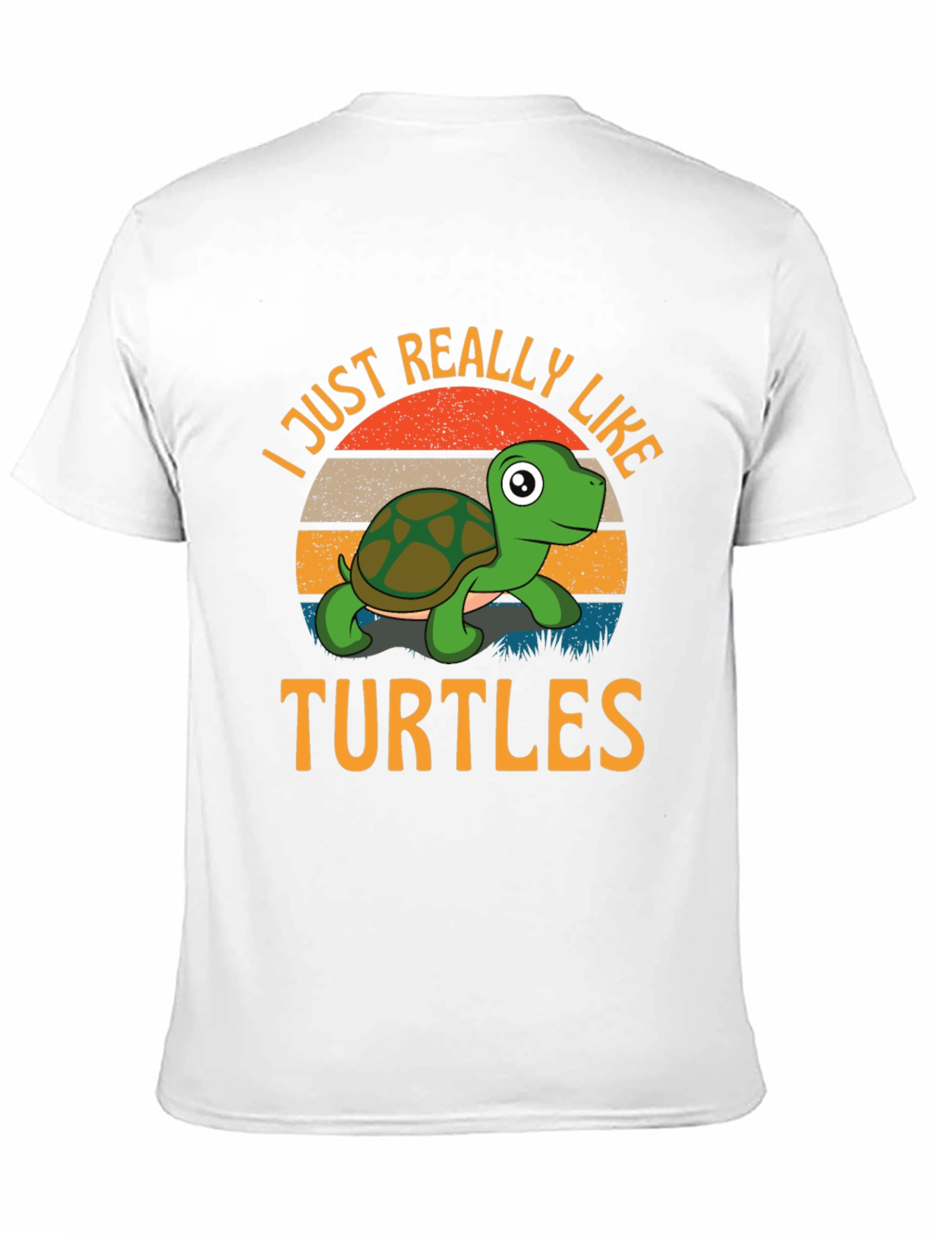 I Just Really Like Turtles Graphic T-Shirt