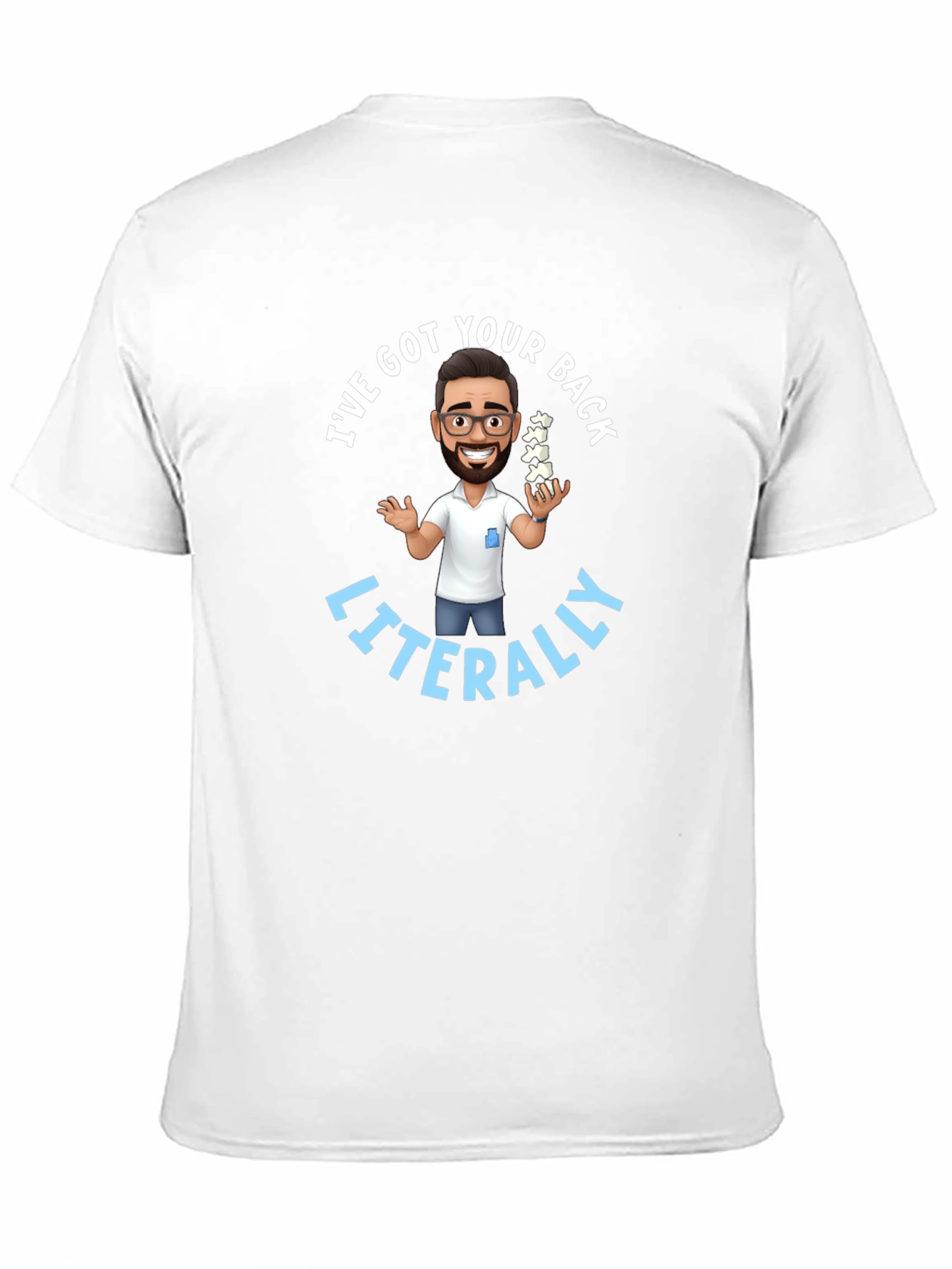Chiropractor Ive Got Your Back Literally Black T-Shirt