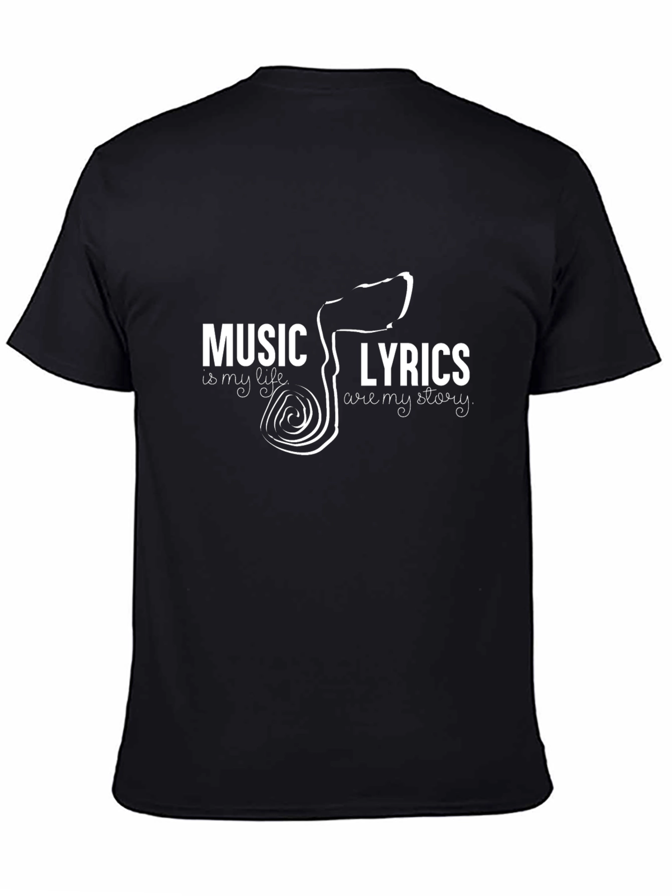 Music Lyrics T-Shirt -  Musicians Tee