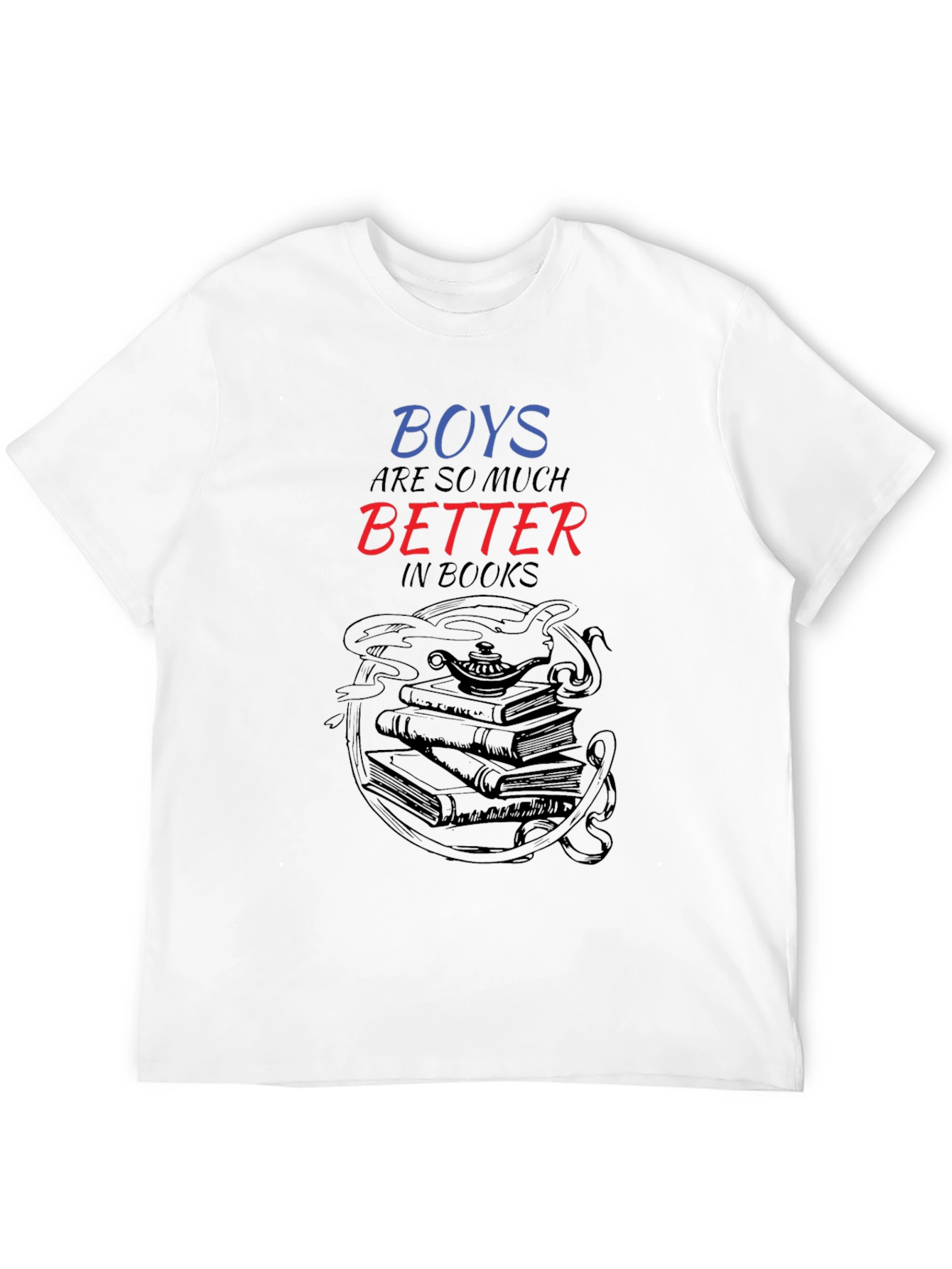 Boys are So Much Better in Books Graphic Tee
