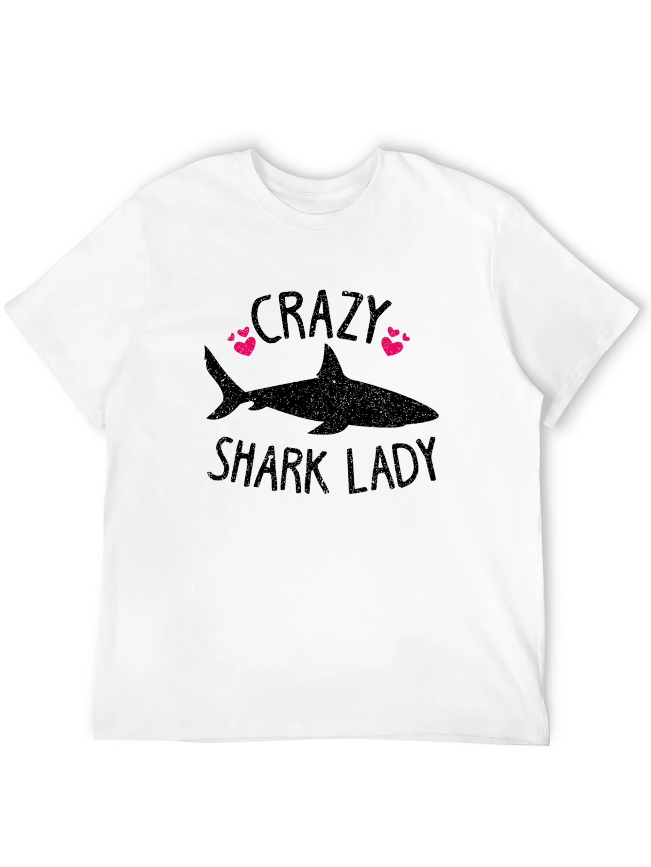Crazy Shark Lady T-Shirt - Womens Shark Lover Tee
