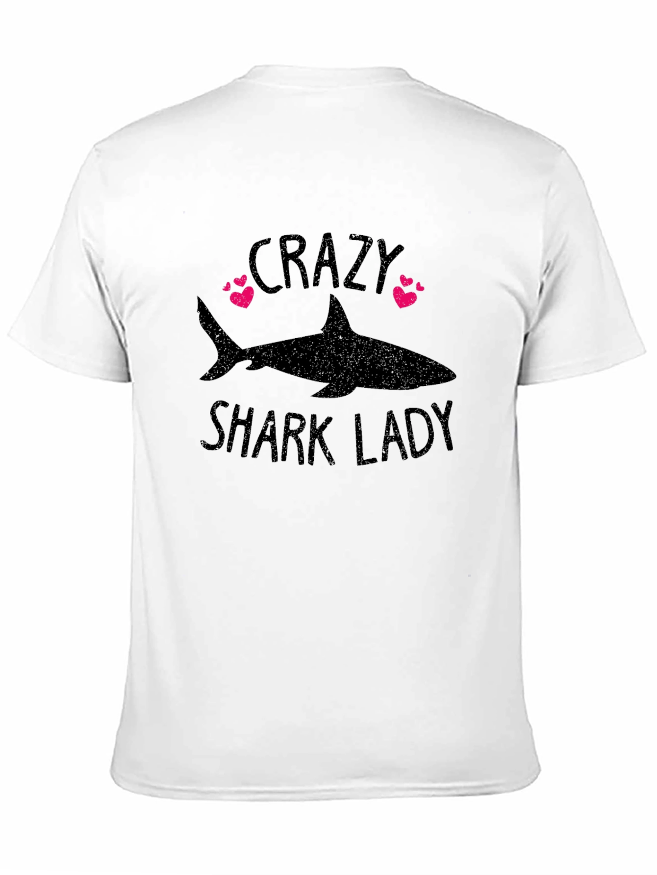 Crazy Shark Lady T-Shirt - Womens Shark Lover Tee