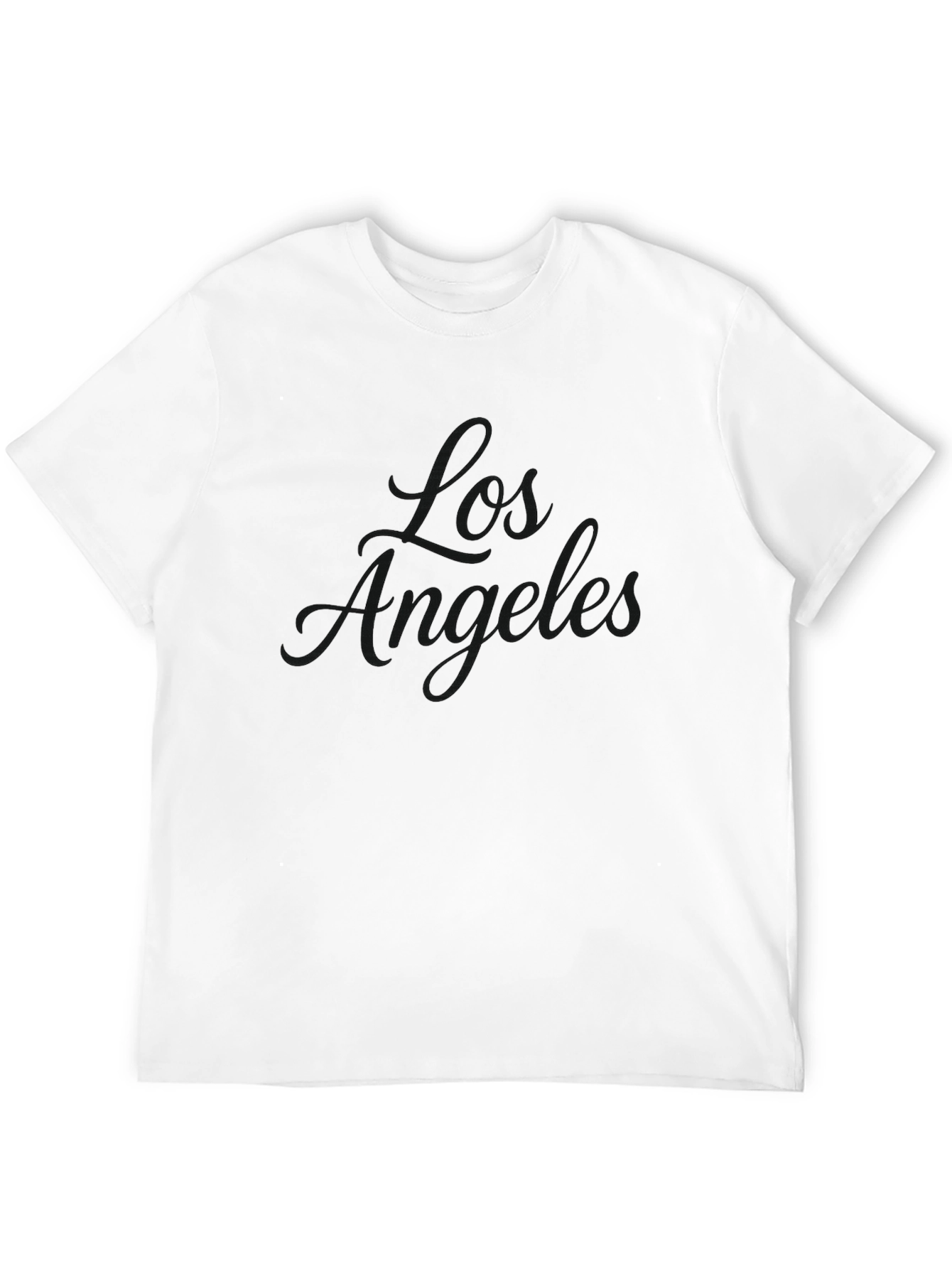 Los Angeles Script Black T-Shirt
