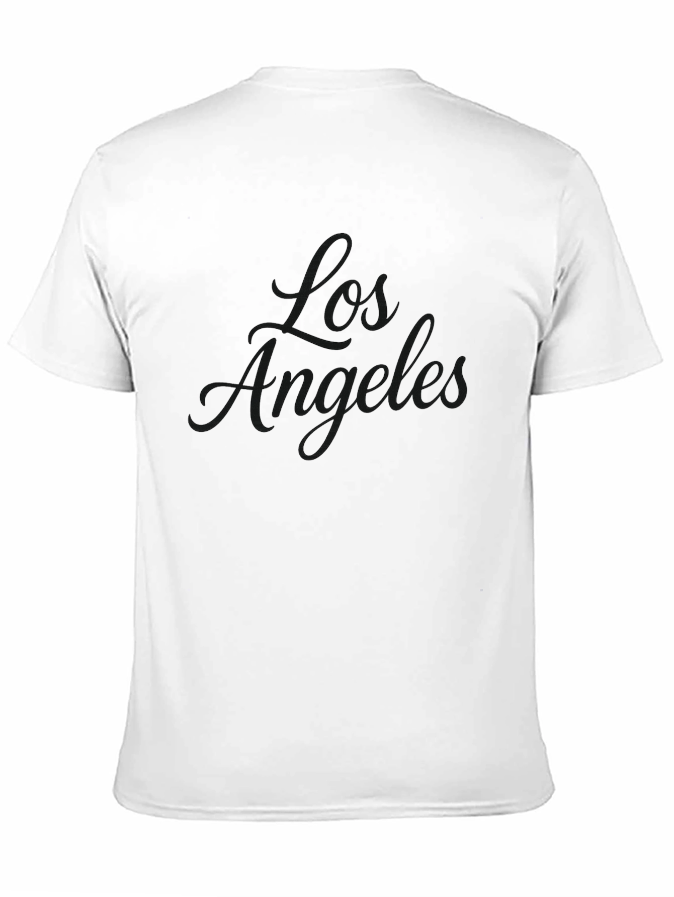 Los Angeles Script Black T-Shirt