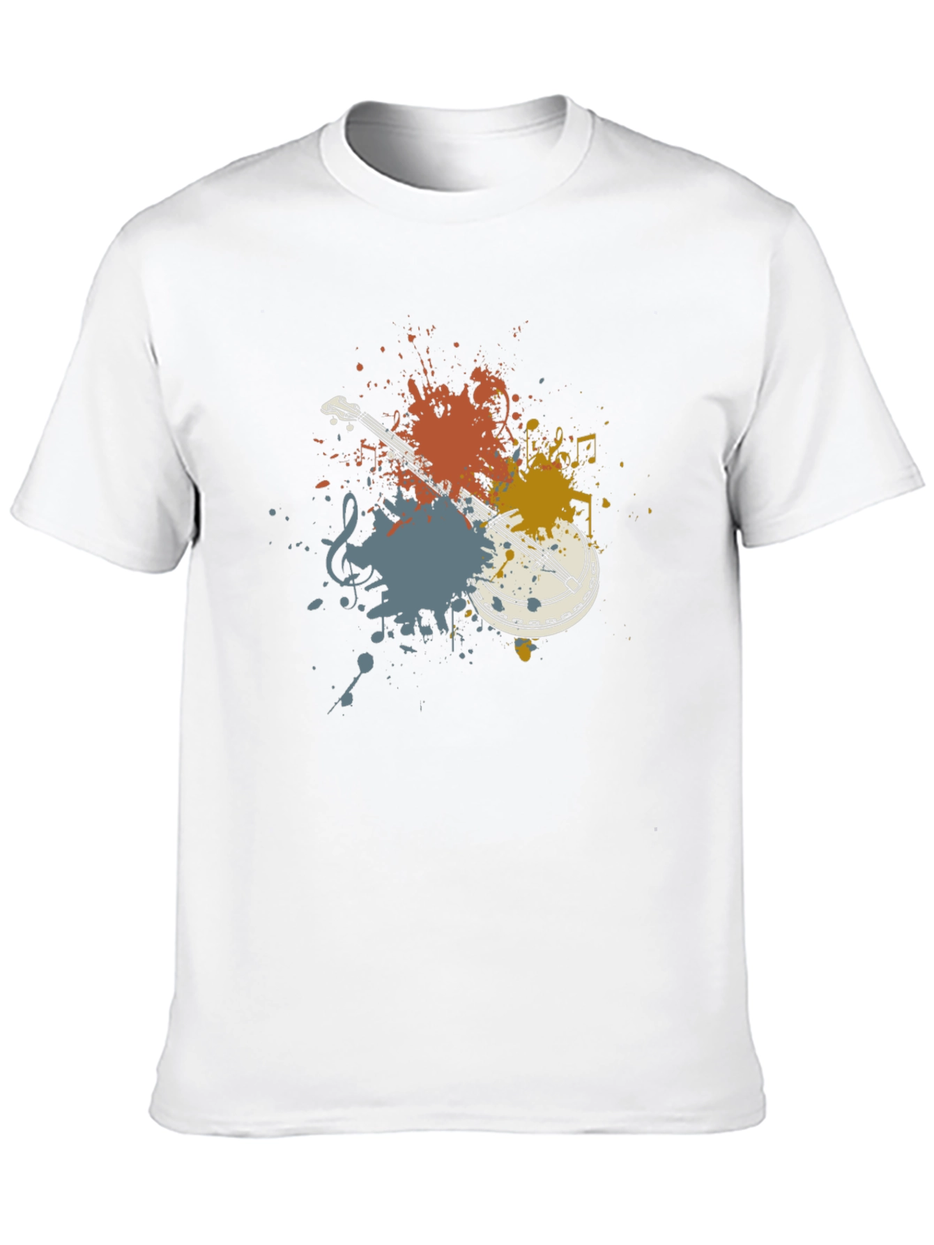 Banjo Paint Splatter T-Shirt