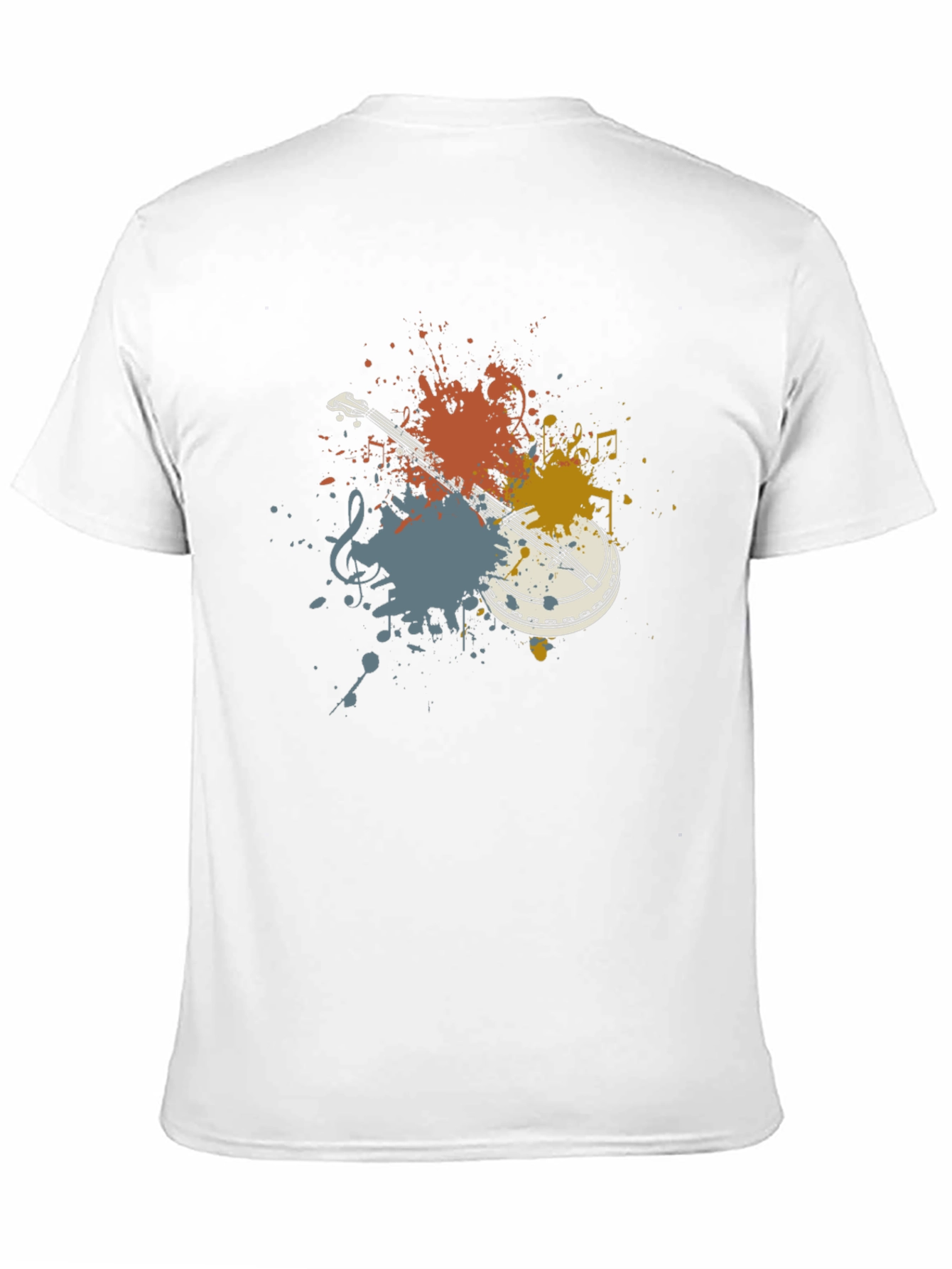 Banjo Paint Splatter T-Shirt