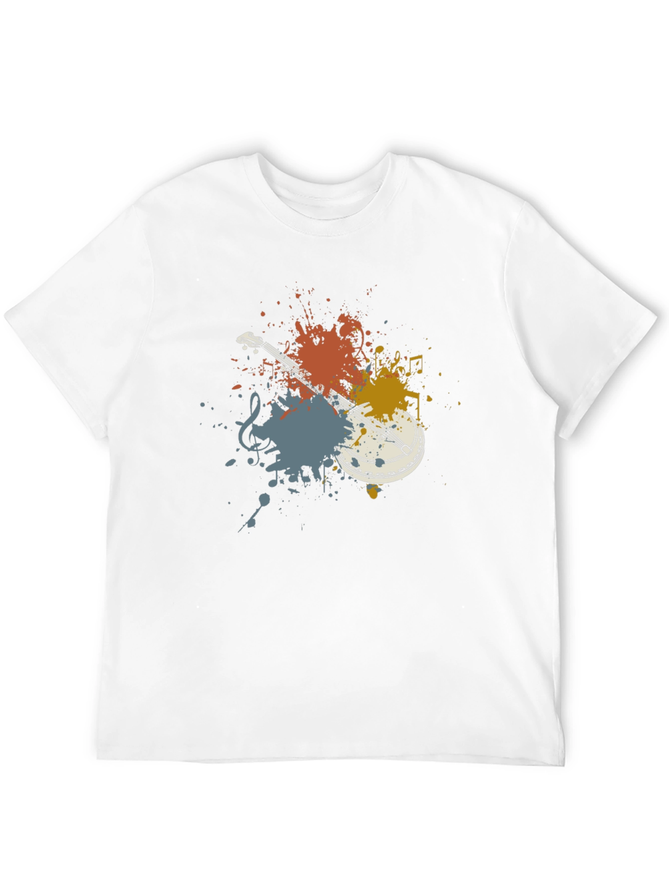 Banjo Paint Splatter T-Shirt