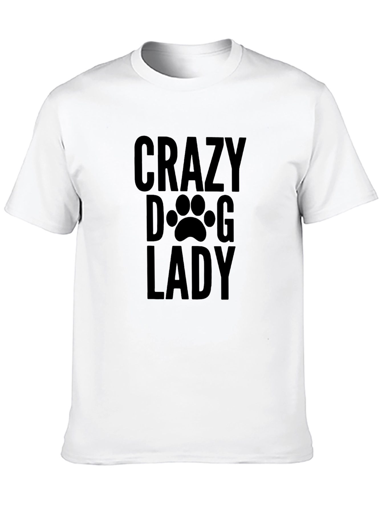 Crazy Dog Lady T-Shirt - Unisex Crew Neck