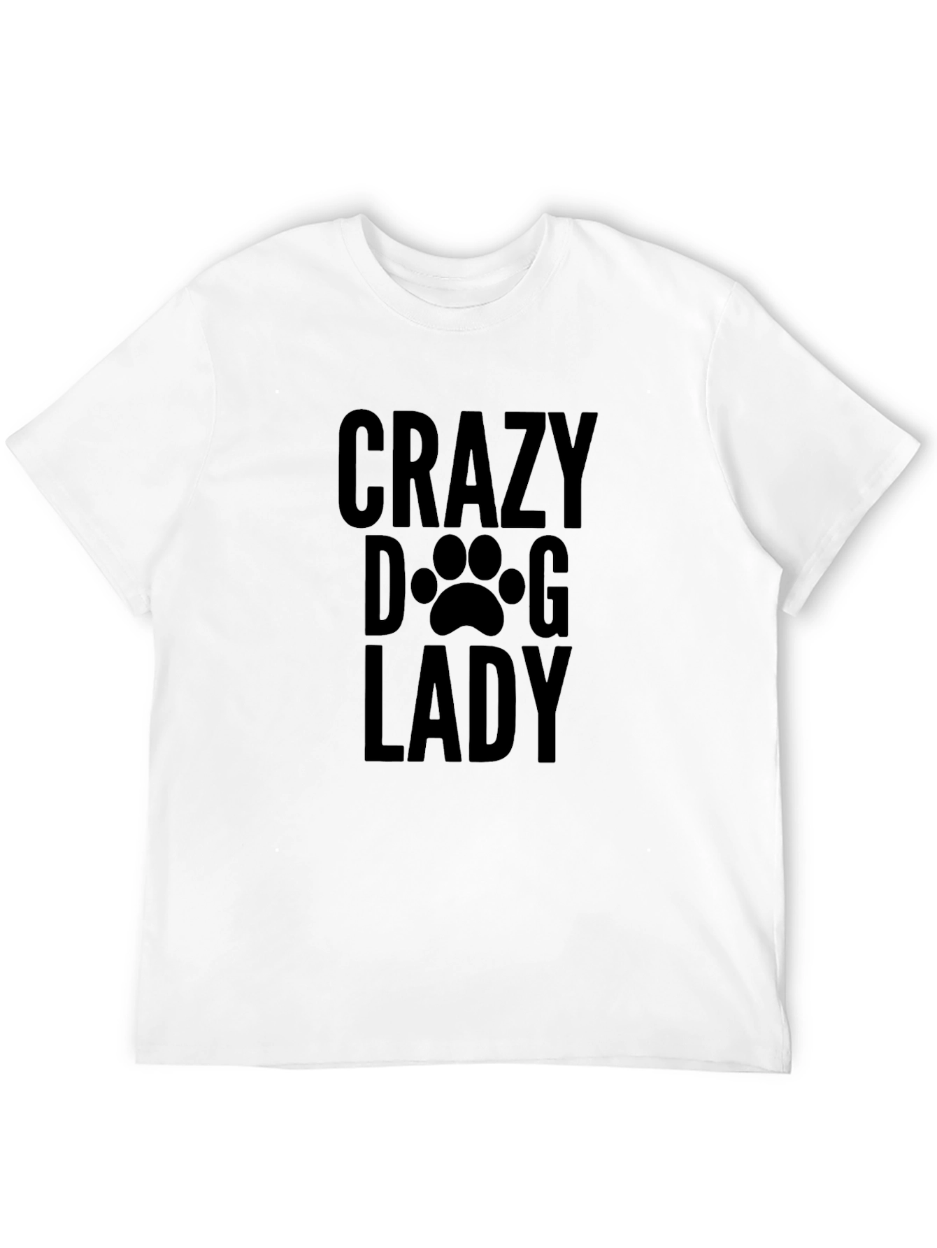 Crazy Dog Lady T-Shirt - Unisex Crew Neck