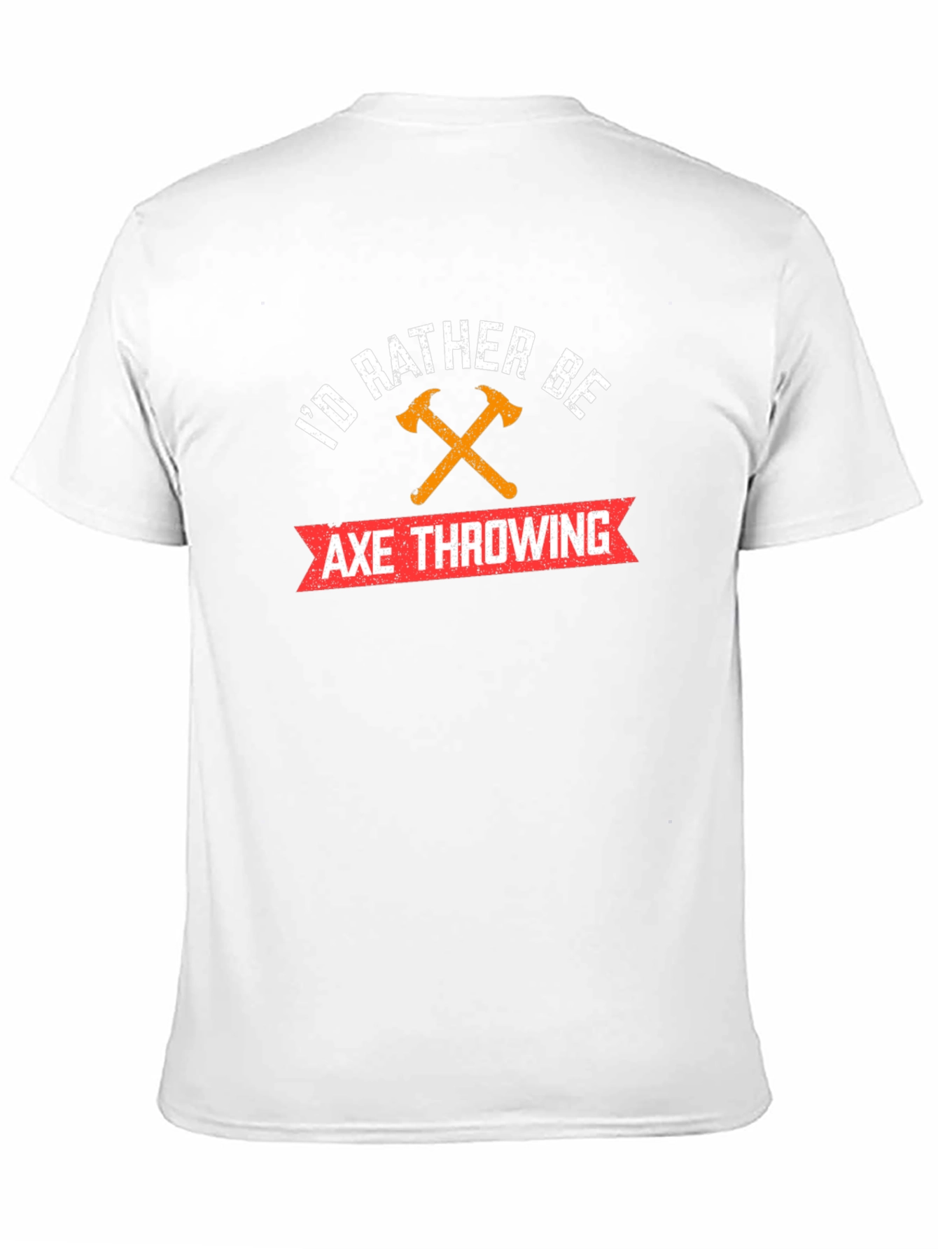 Axe Throwing T-Shirt - Id Rather Be - Black