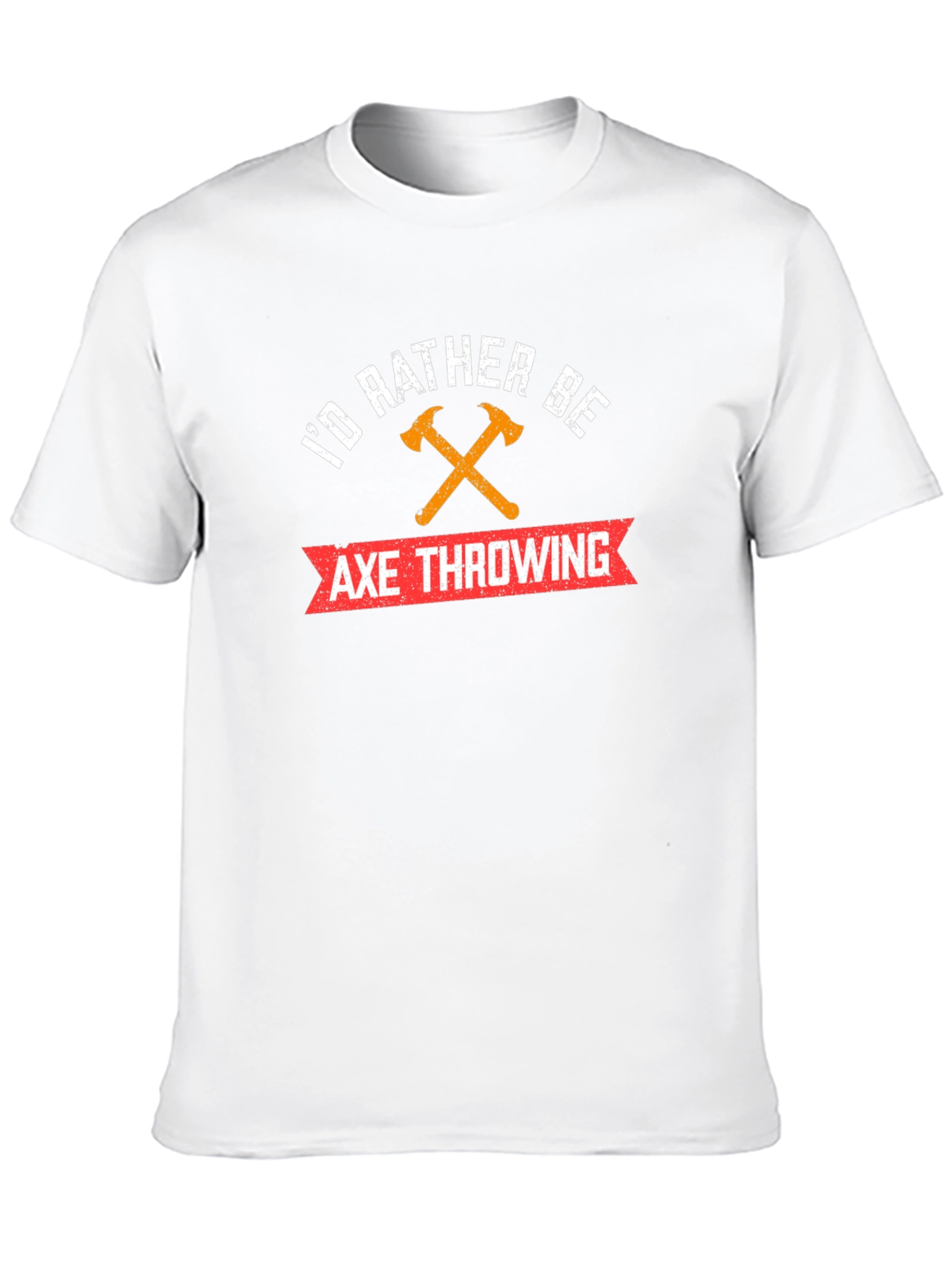 Axe Throwing T-Shirt - Id Rather Be - Black