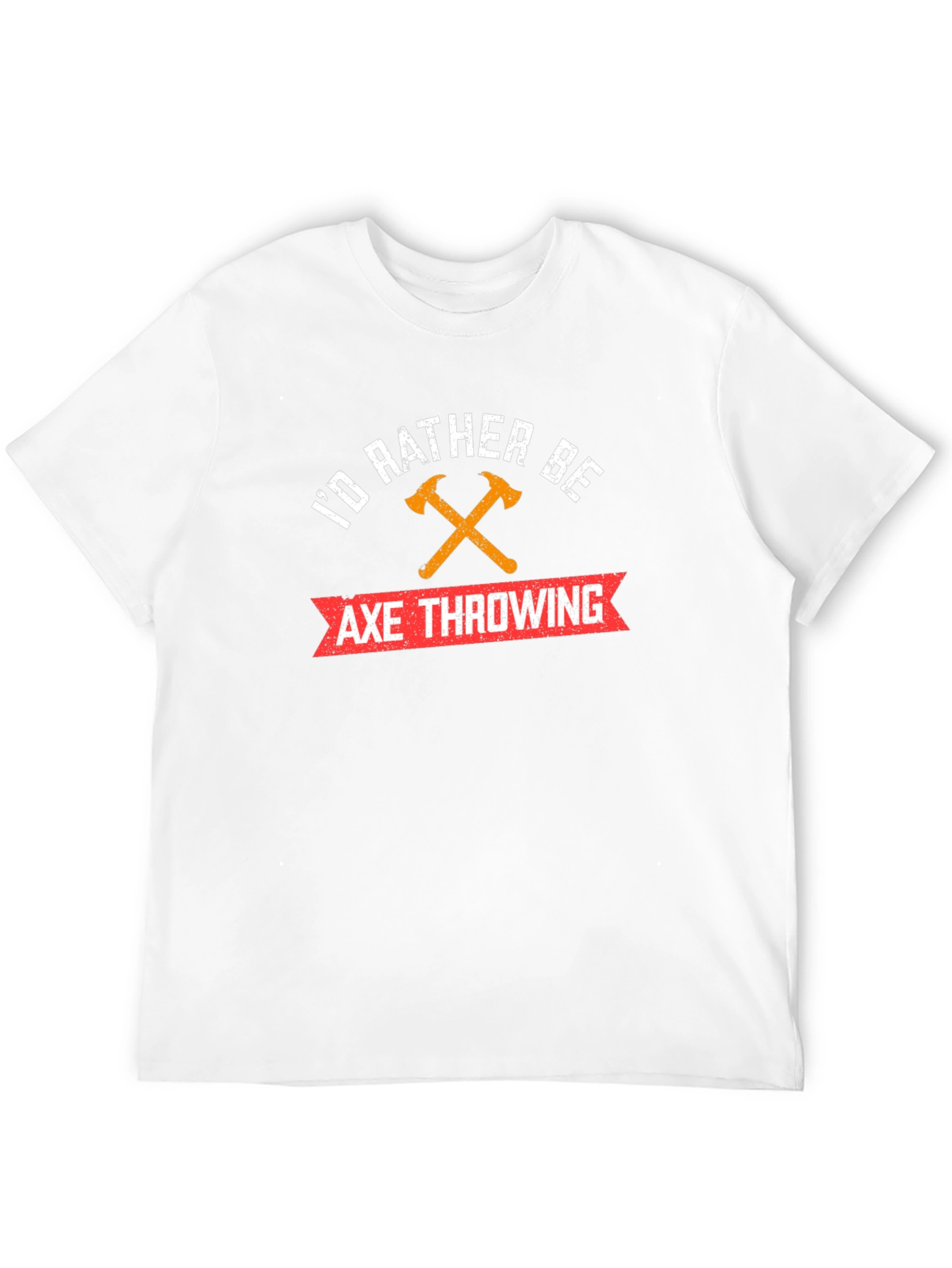 Axe Throwing T-Shirt - Id Rather Be - Black