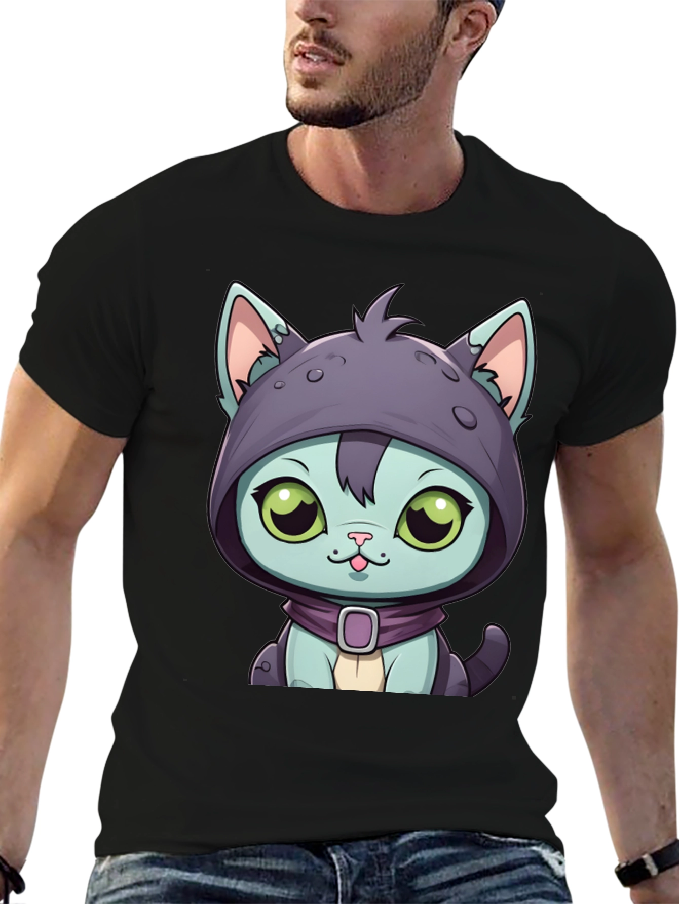 Cartoon Cat T-Shirt