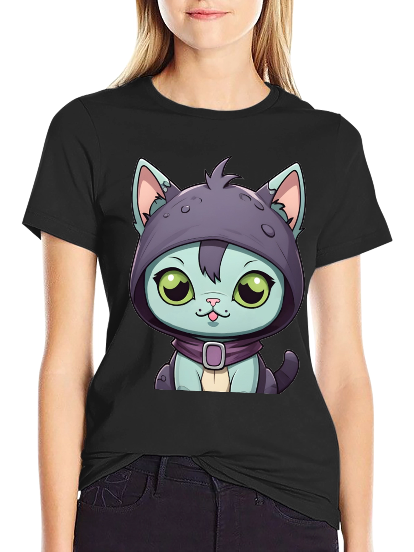 Cartoon Cat T-Shirt