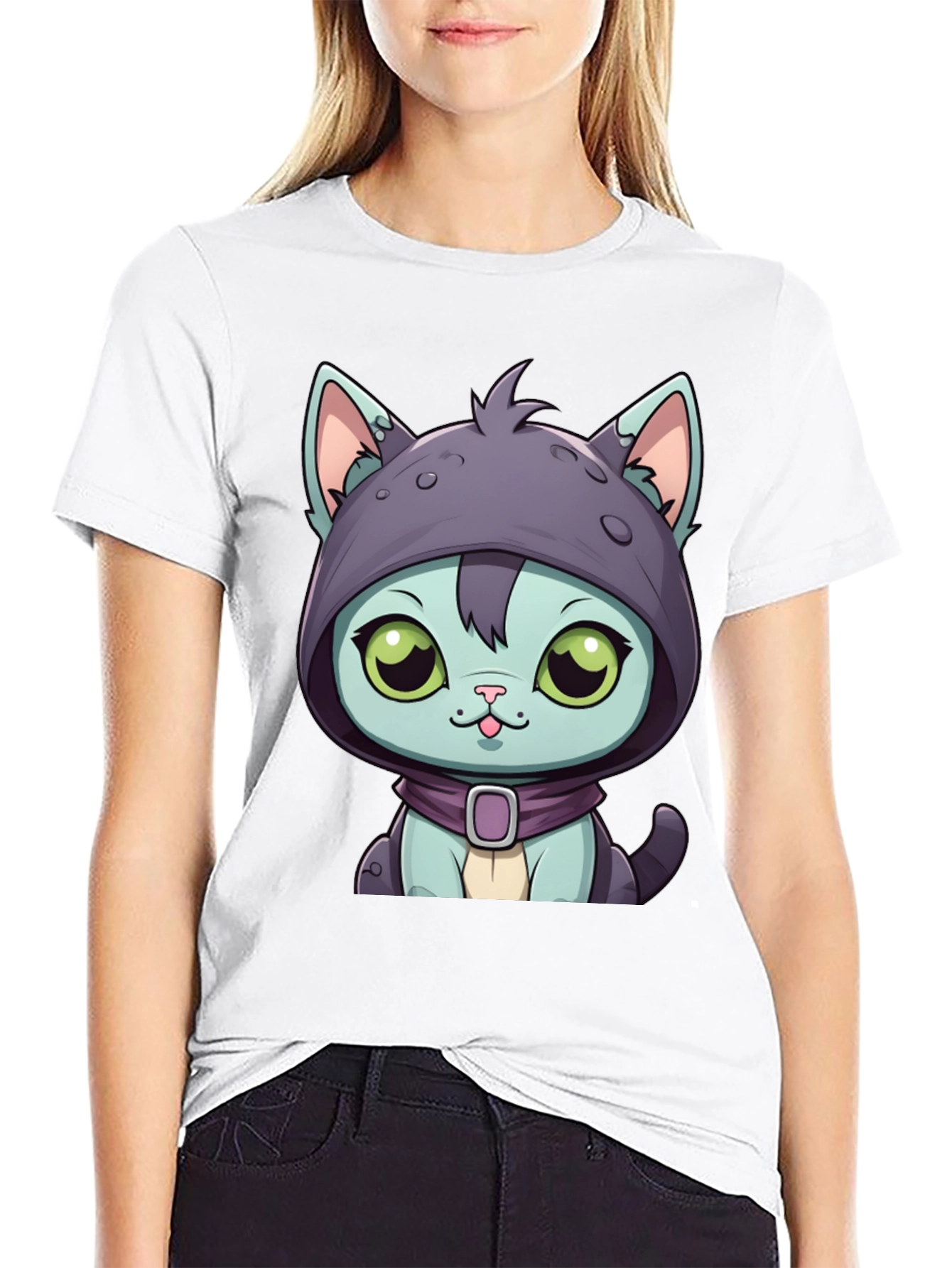 Cartoon Cat T-Shirt