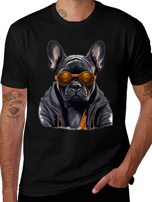 Cool Dog T-Shirt: French Bulldog with Shades