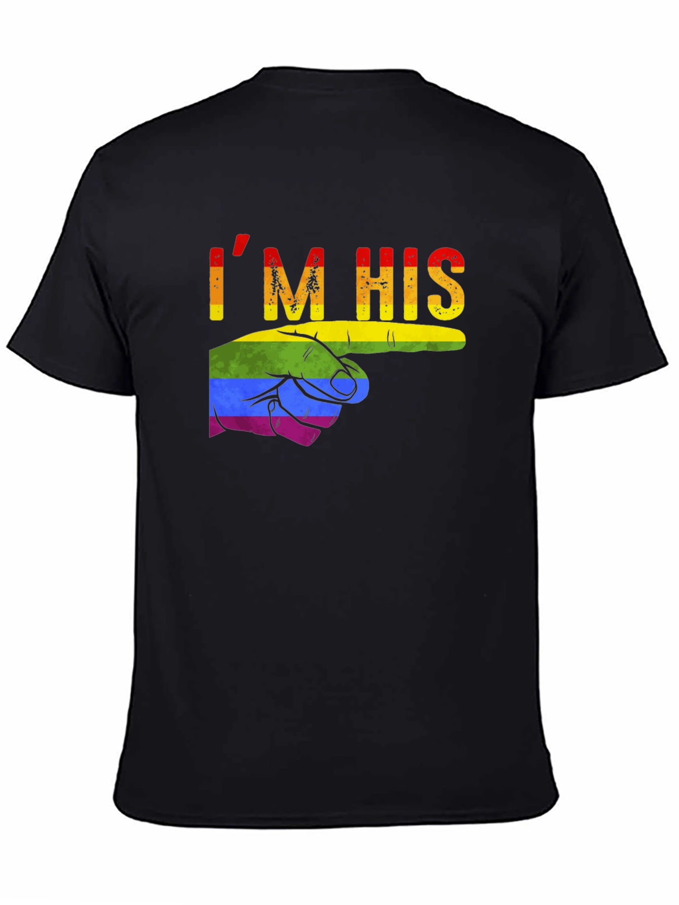 Im His Pride T-Shirt LGBT Gay Love Tee