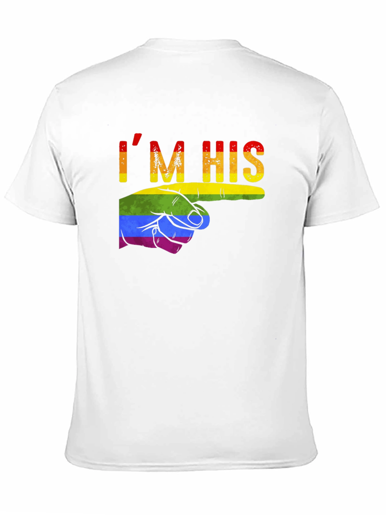 Im His Pride T-Shirt LGBT Gay Love Tee