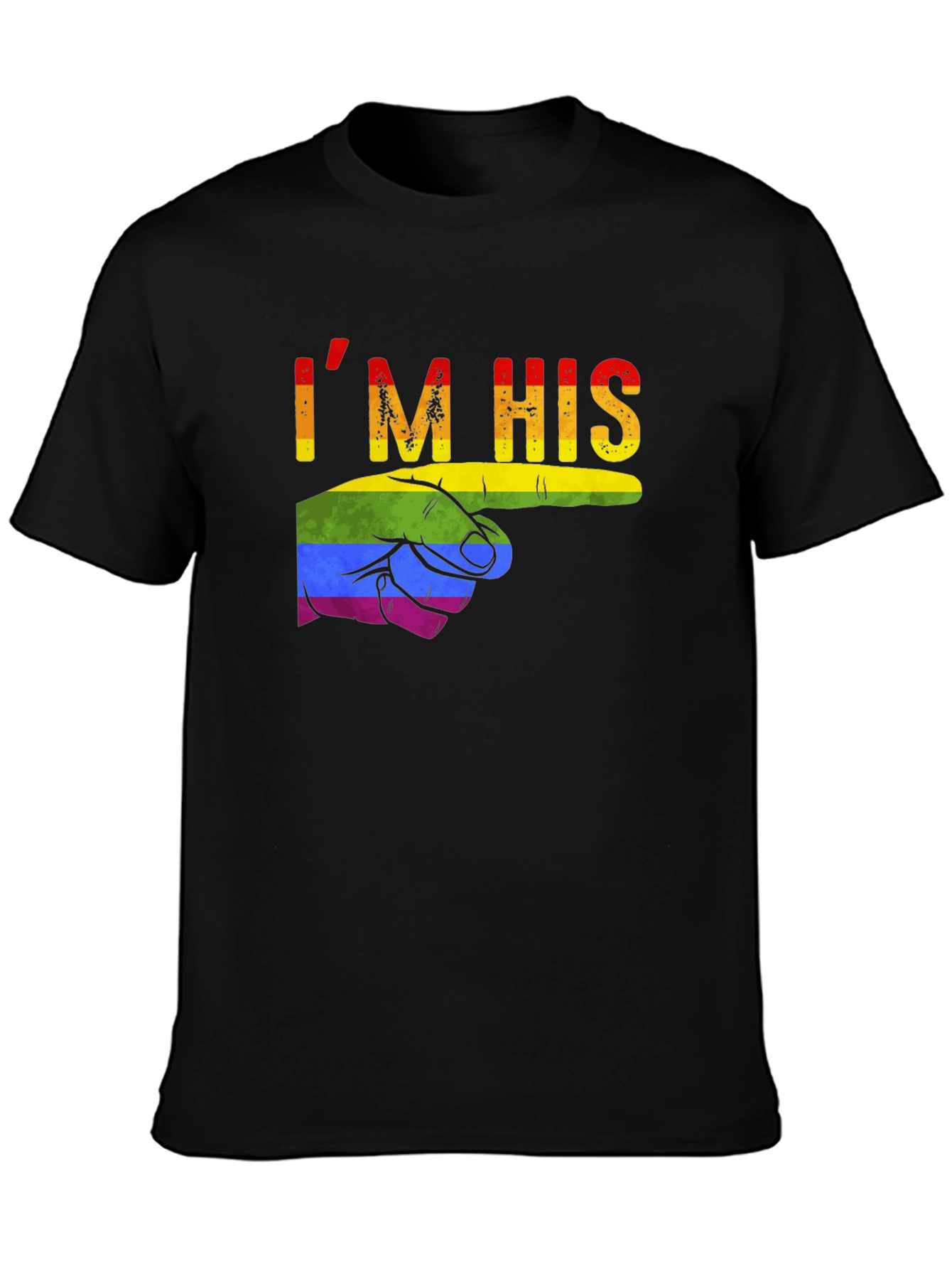 Im His Pride T-Shirt LGBT Gay Love Tee