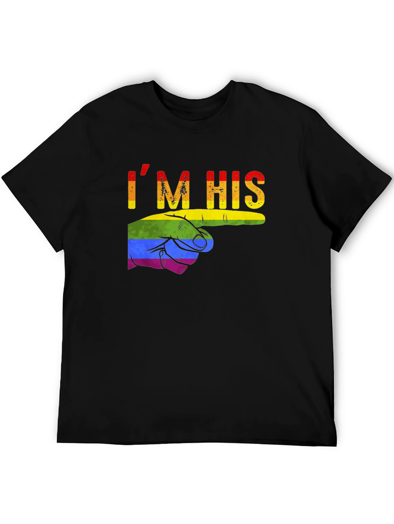 Im His Pride T-Shirt LGBT Gay Love Tee