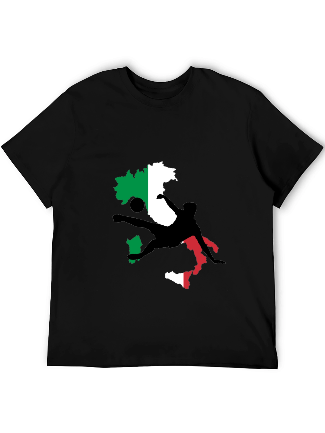 Italy Soccer Fan T-Shirt - Black