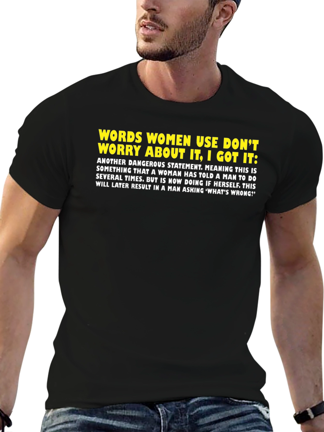 Funny Womens Words Mens T-Shirt