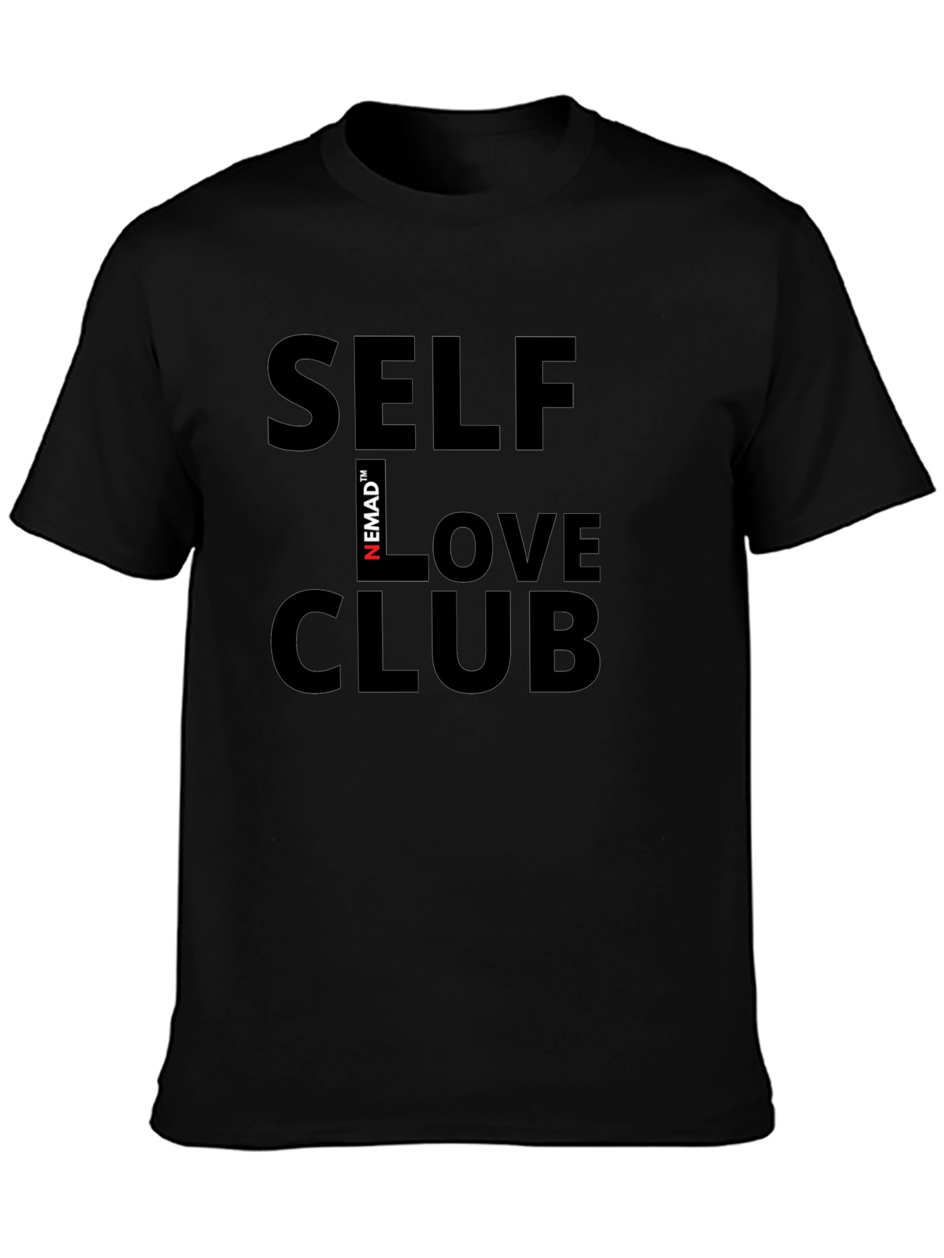 Self Love Club Black Graphic Tee