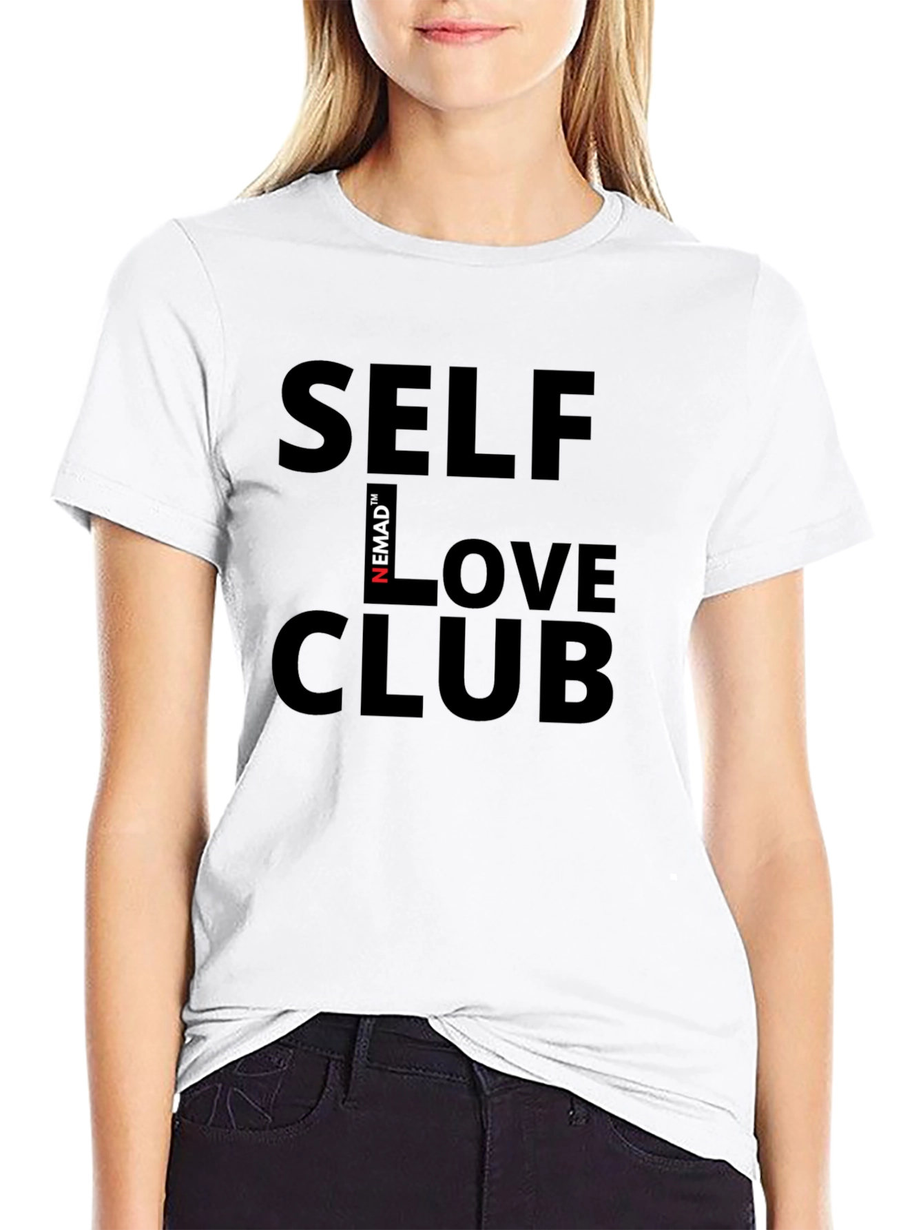 Self Love Club Black Graphic Tee