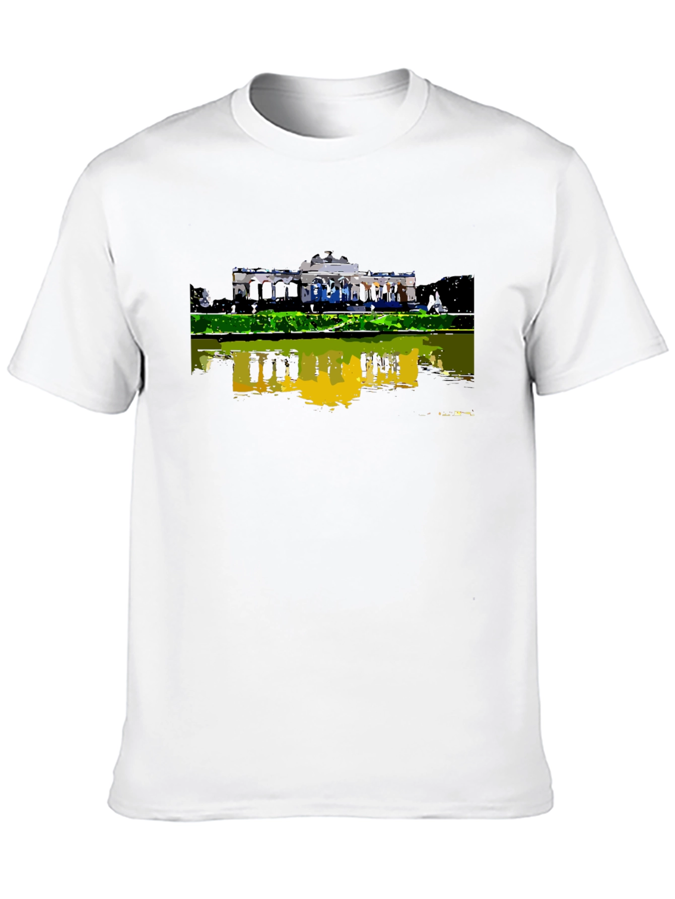 Architectural Reflection Graphic Tee - Black