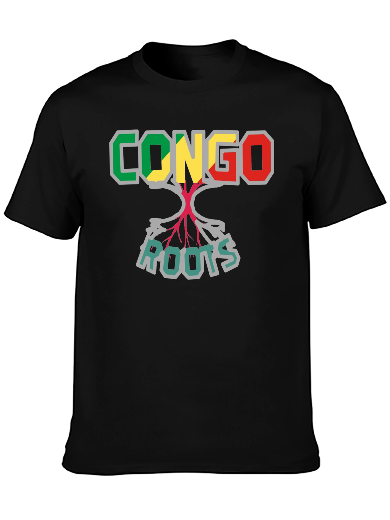 Congo Roots Graphic Print T-Shirt