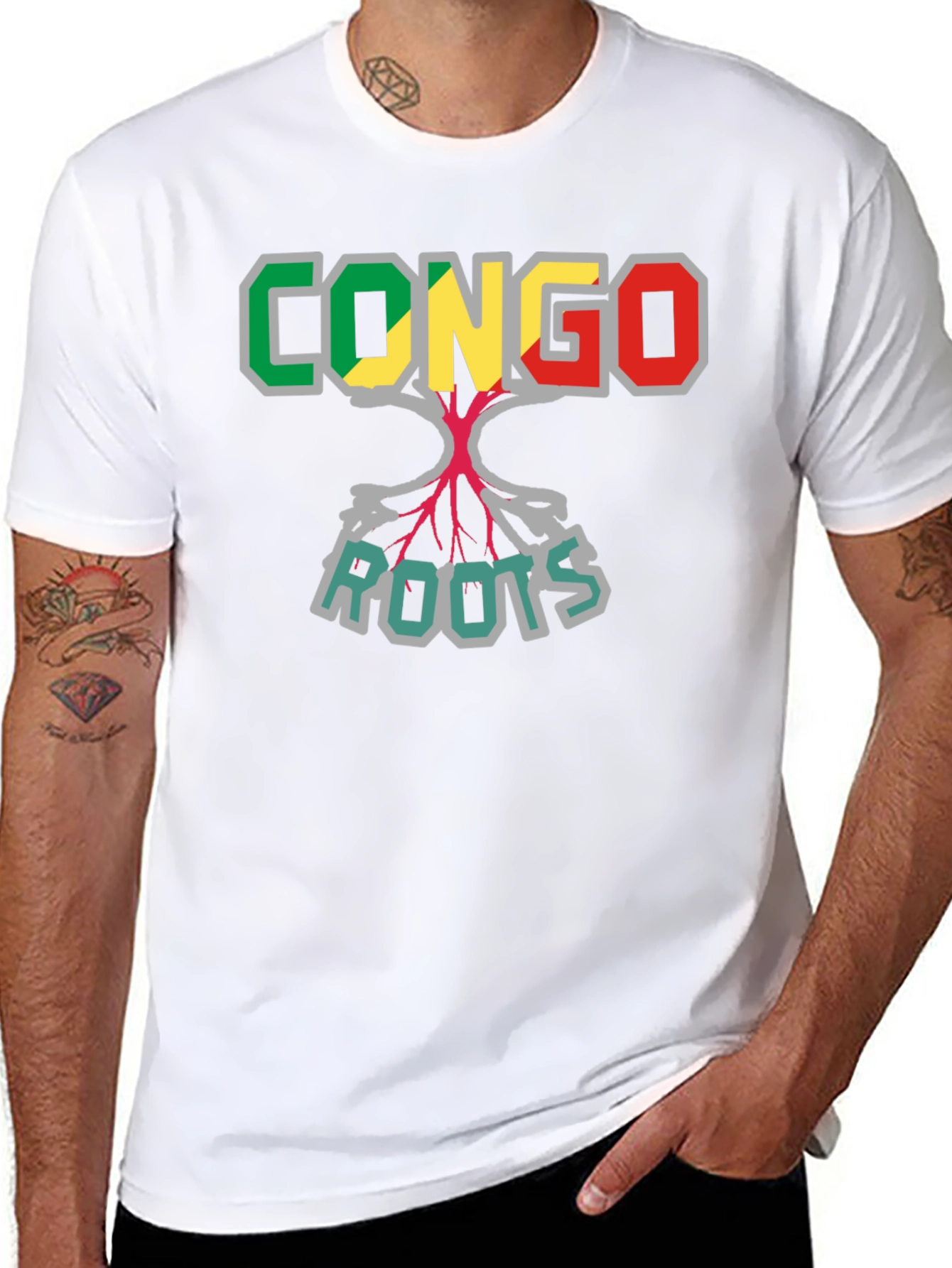 Congo Roots Graphic Print T-Shirt