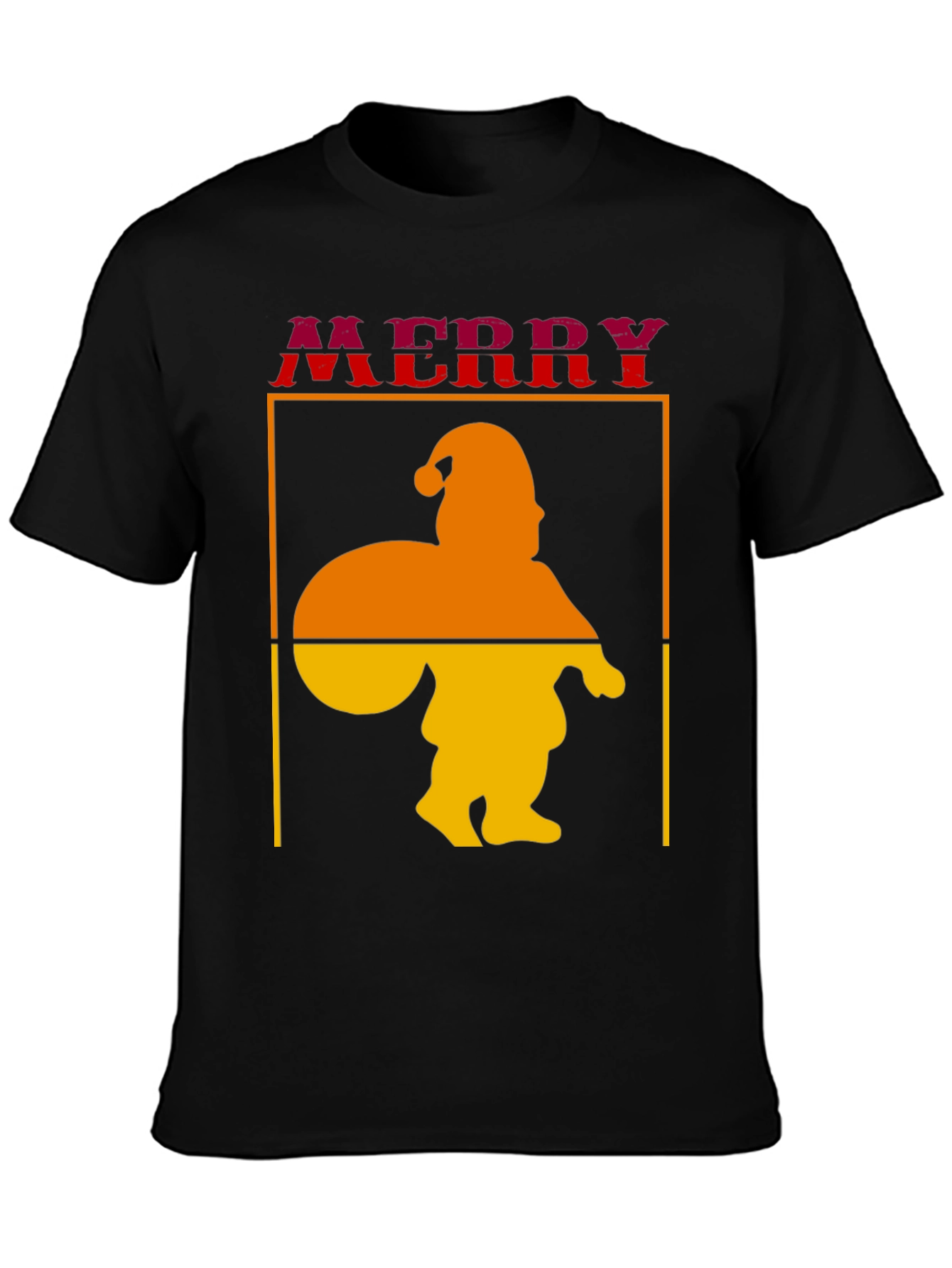 Retro Santa T-Shirt - Holiday Graphic Tee