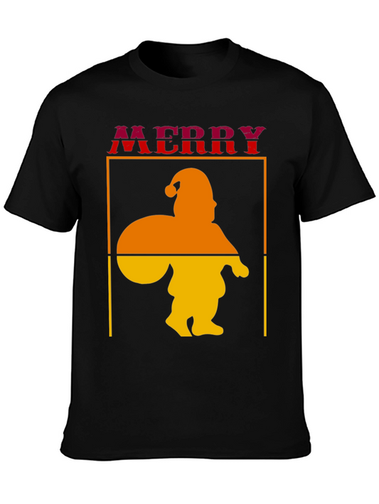 Retro Santa T-Shirt - Holiday Graphic Tee