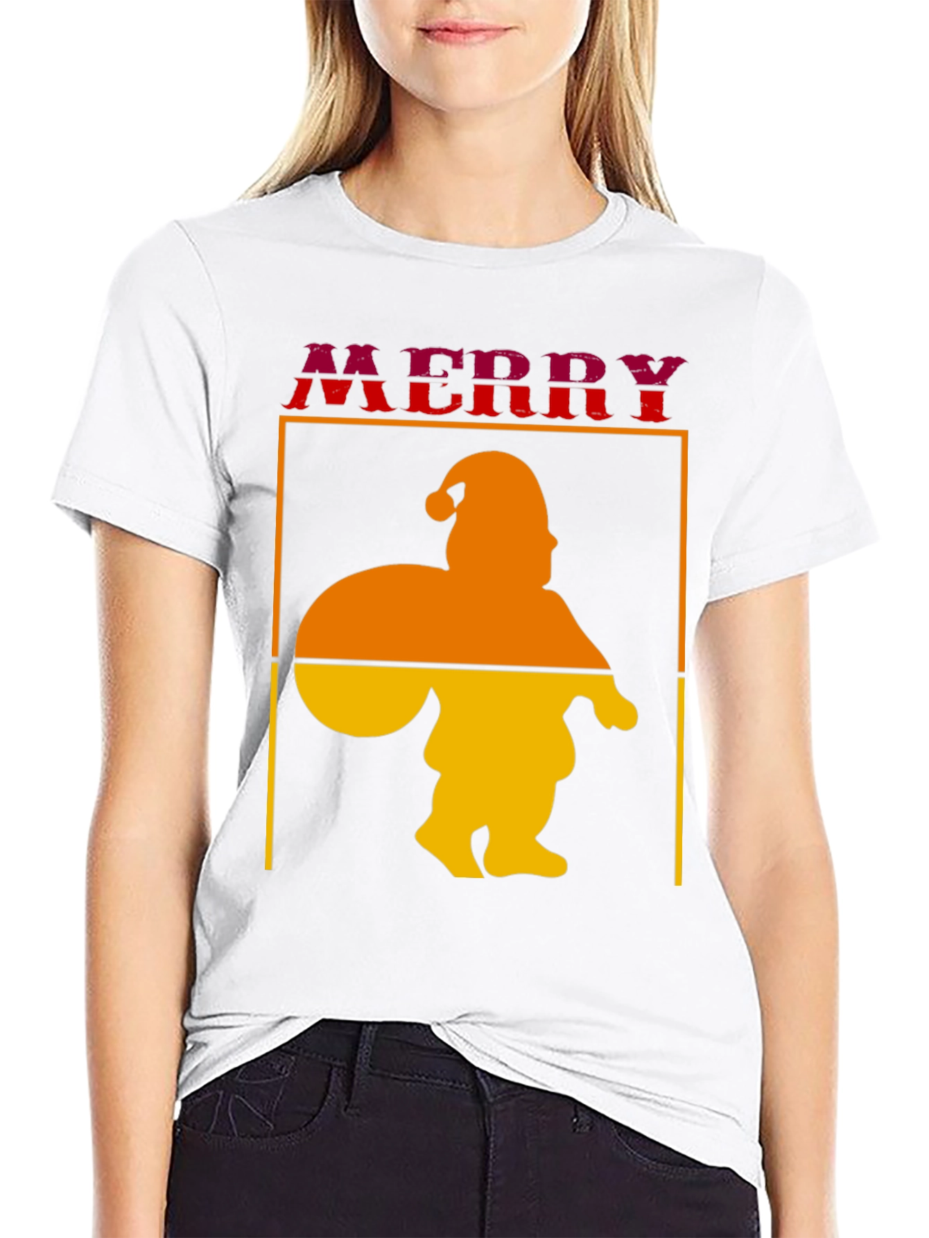 Retro Santa T-Shirt - Holiday Graphic Tee