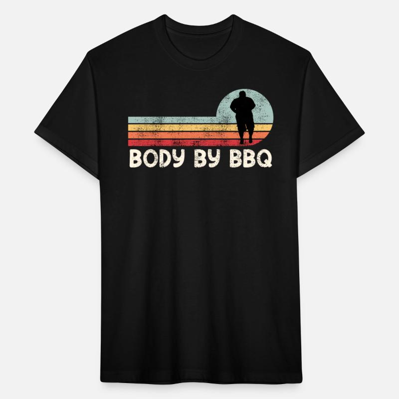 Meat Lovers BODY BY BARBECUE Meat Eaters Funny