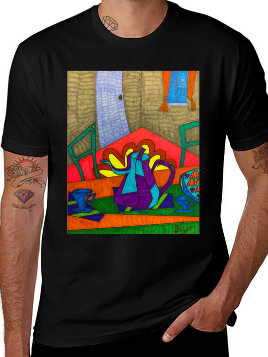 Abstract Tea Party Art Tee