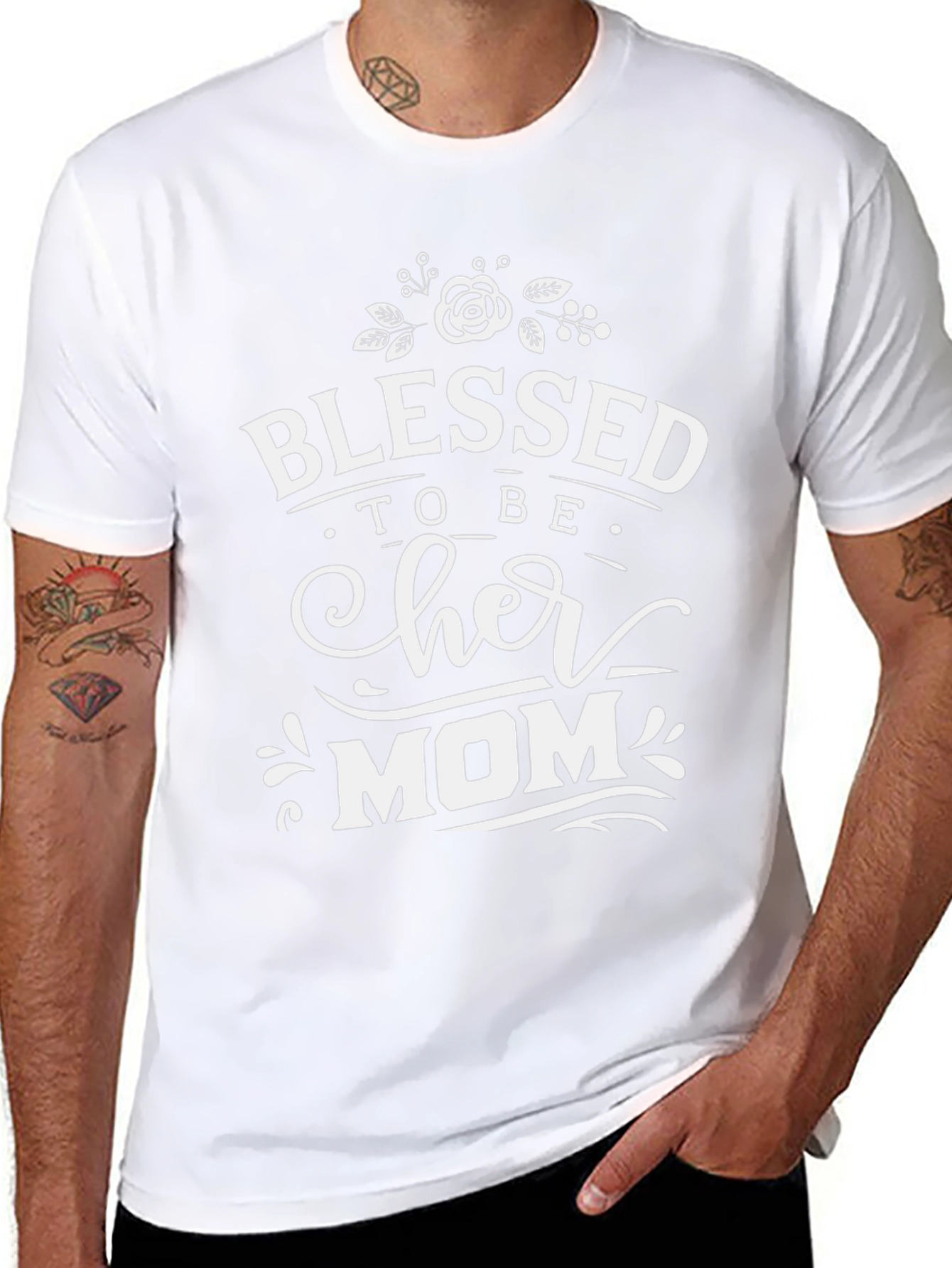Blessed to Be Her Mom T-Shirt