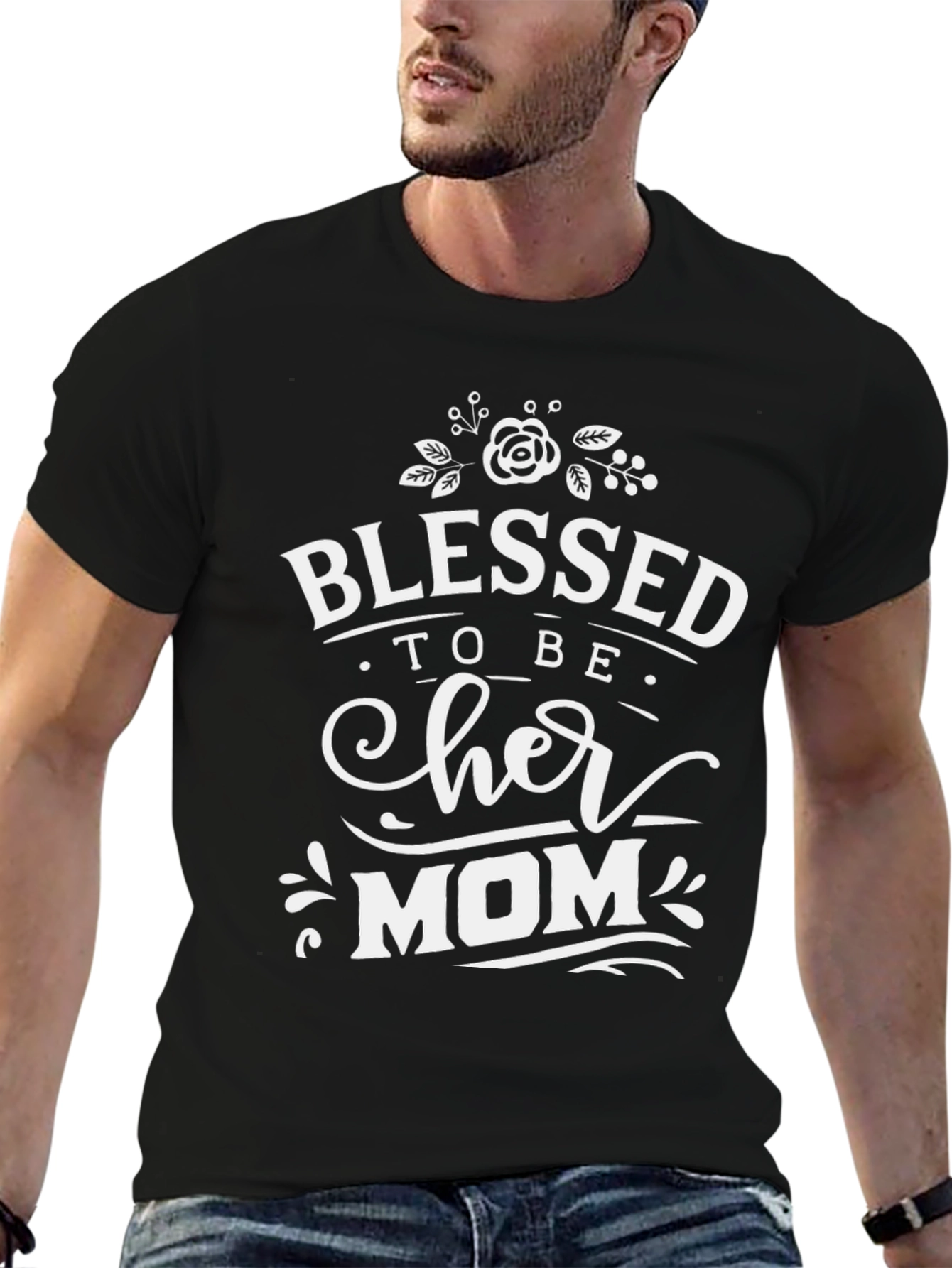 Blessed to Be Her Mom T-Shirt