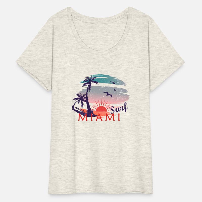 Miami surf inscription.