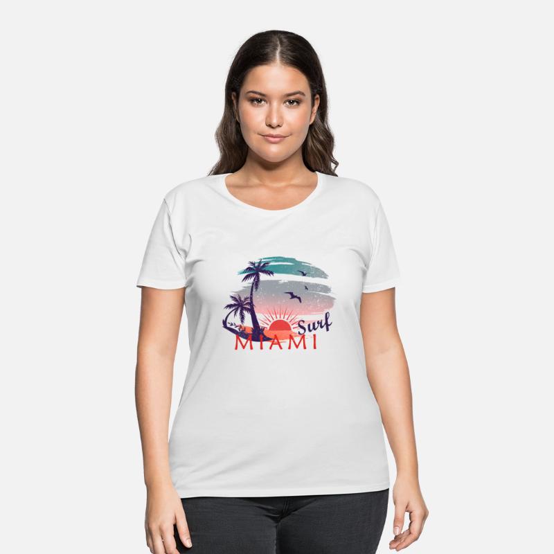 Miami surf inscription.