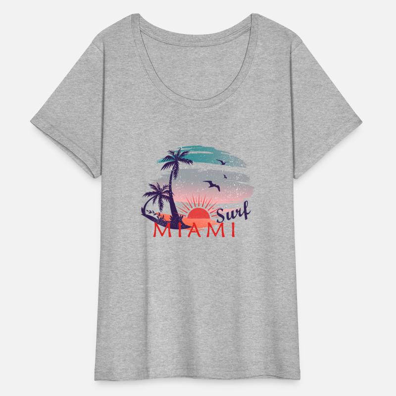 Miami surf inscription.