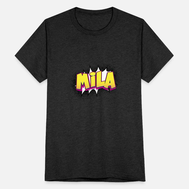 Mila Custom Name Comic Book Style Pop Art, Mila