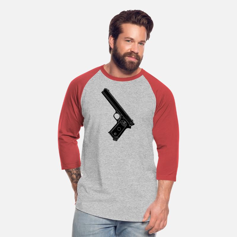 Military pistol 38 Colt shade picture