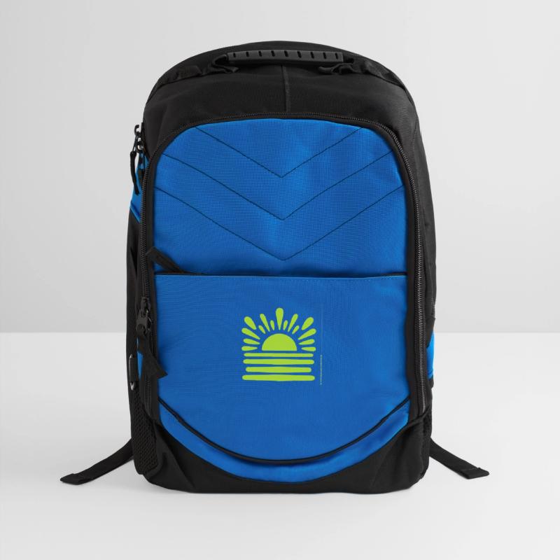 Minimalist Illustration of Rising Sun and Water