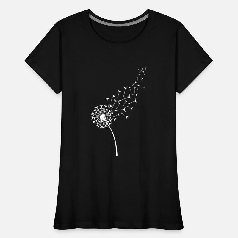 Minimalistic Simple White Dandelion