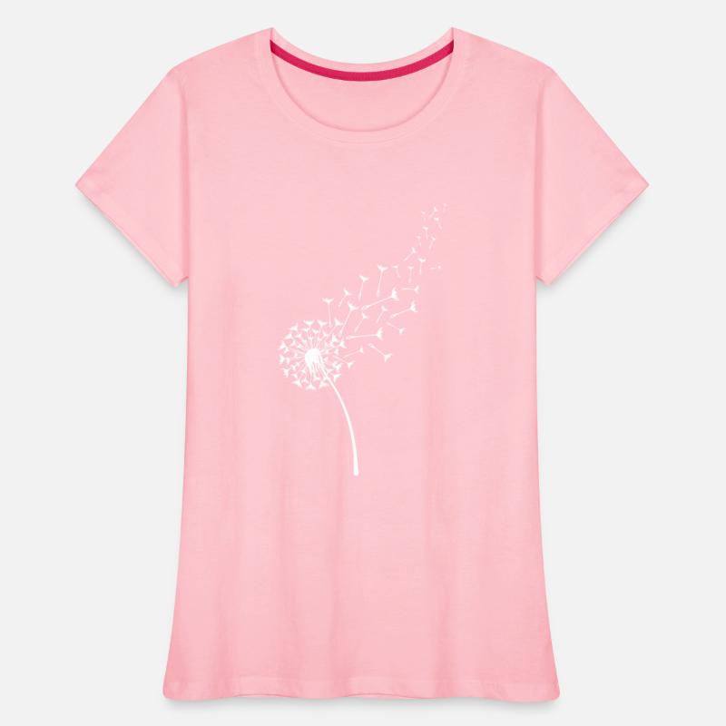 Minimalistic Simple White Dandelion